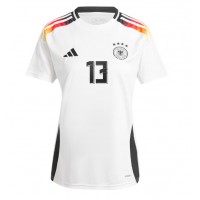 Camiseta Alemania Thomas Muller #13 Primera Equipación Eurocopa 2024 manga corta